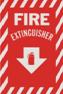 BL114 Fire Extinguisher Sign